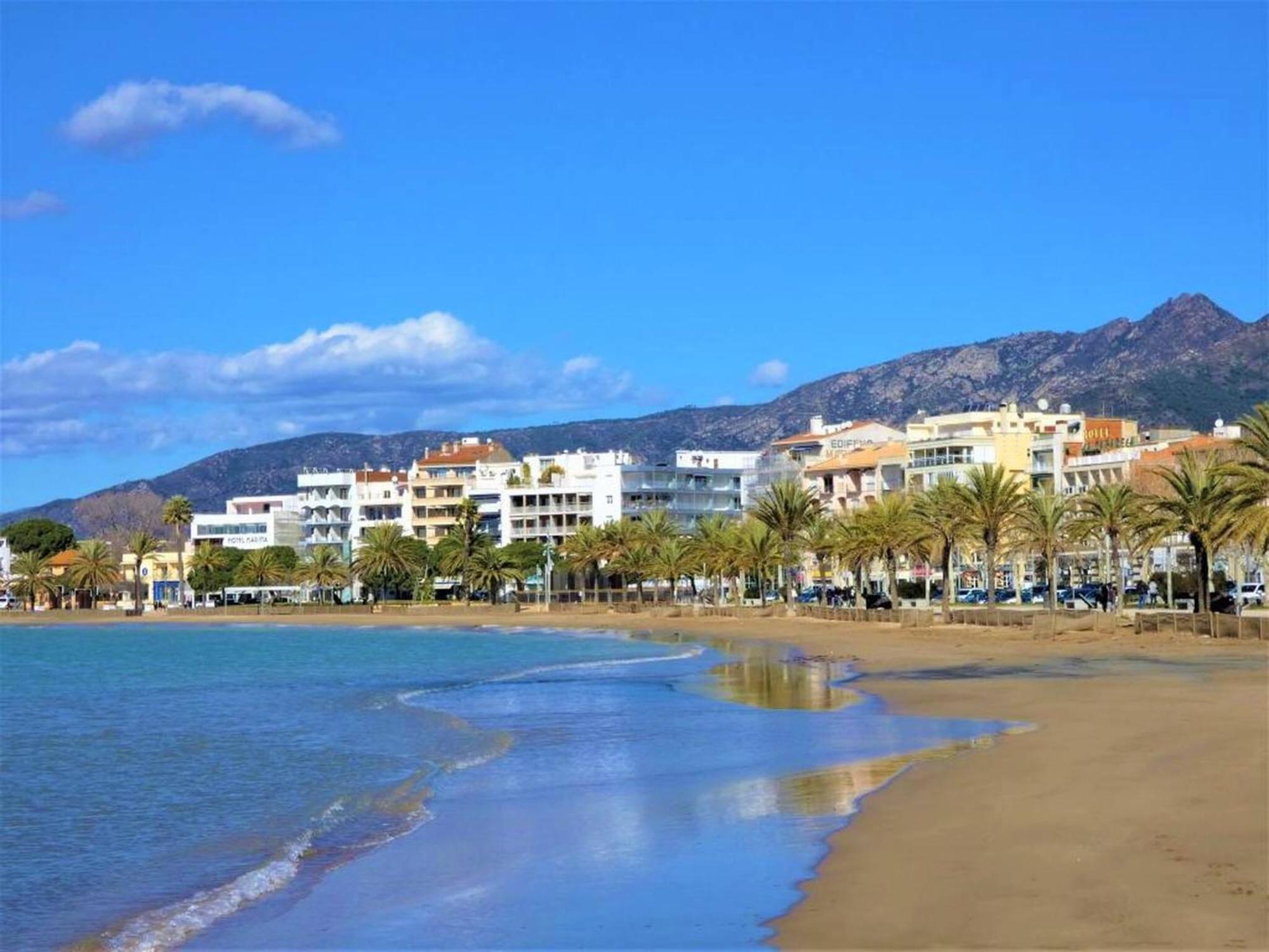 Apartamento En Roses Con Vistas Al Canal Y Piscina Extérieur photo