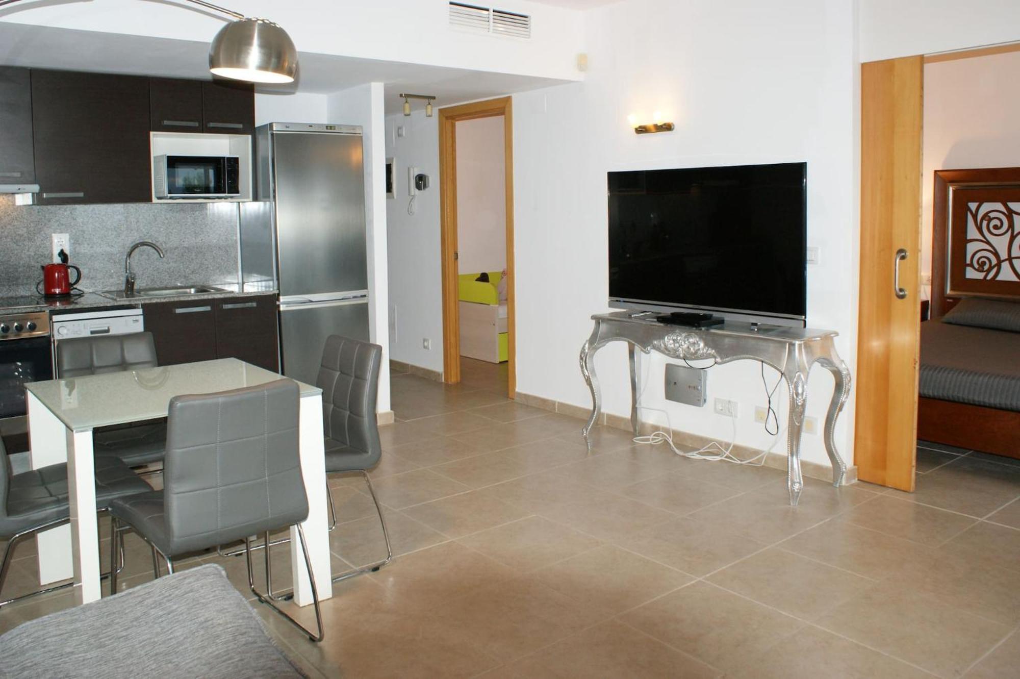 Apartamento En Roses Con Vistas Al Canal Y Piscina Extérieur photo