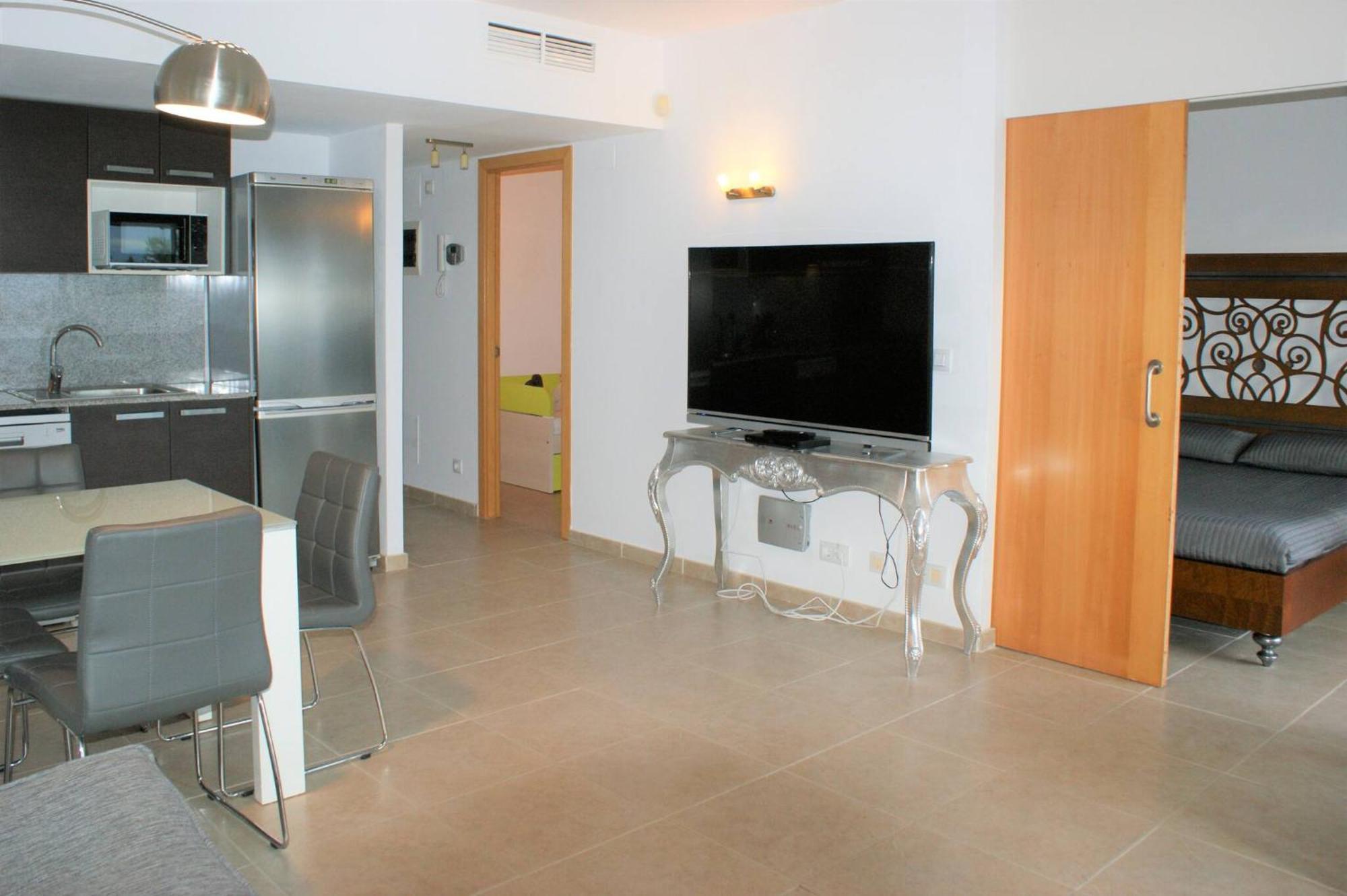Apartamento En Roses Con Vistas Al Canal Y Piscina Extérieur photo